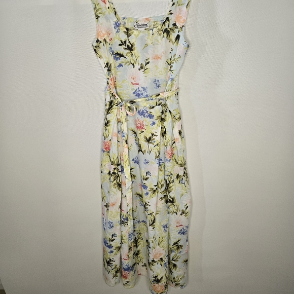 Expressions Catalogue Dresses & Skirts - Expressions Catalog Size S Floral Garden Of Eden Sleeveless Maxi  Dress-NEW